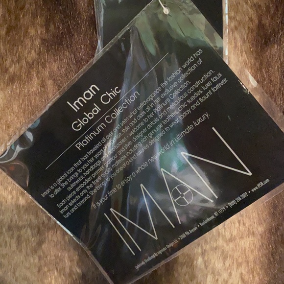 IMAN Reversible Faux Fur Vest - Picture 7 of 7